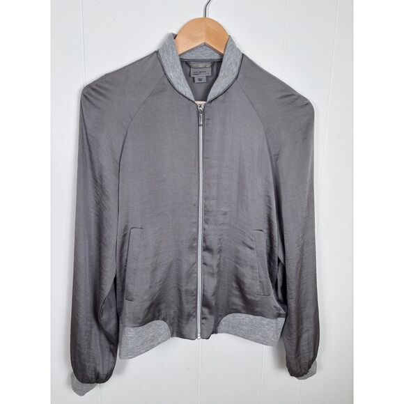 Vero Moda Jackets & Blazers - Vero Moda Bomber Jacket Lightweight Casual Zip Up Gray Small‎